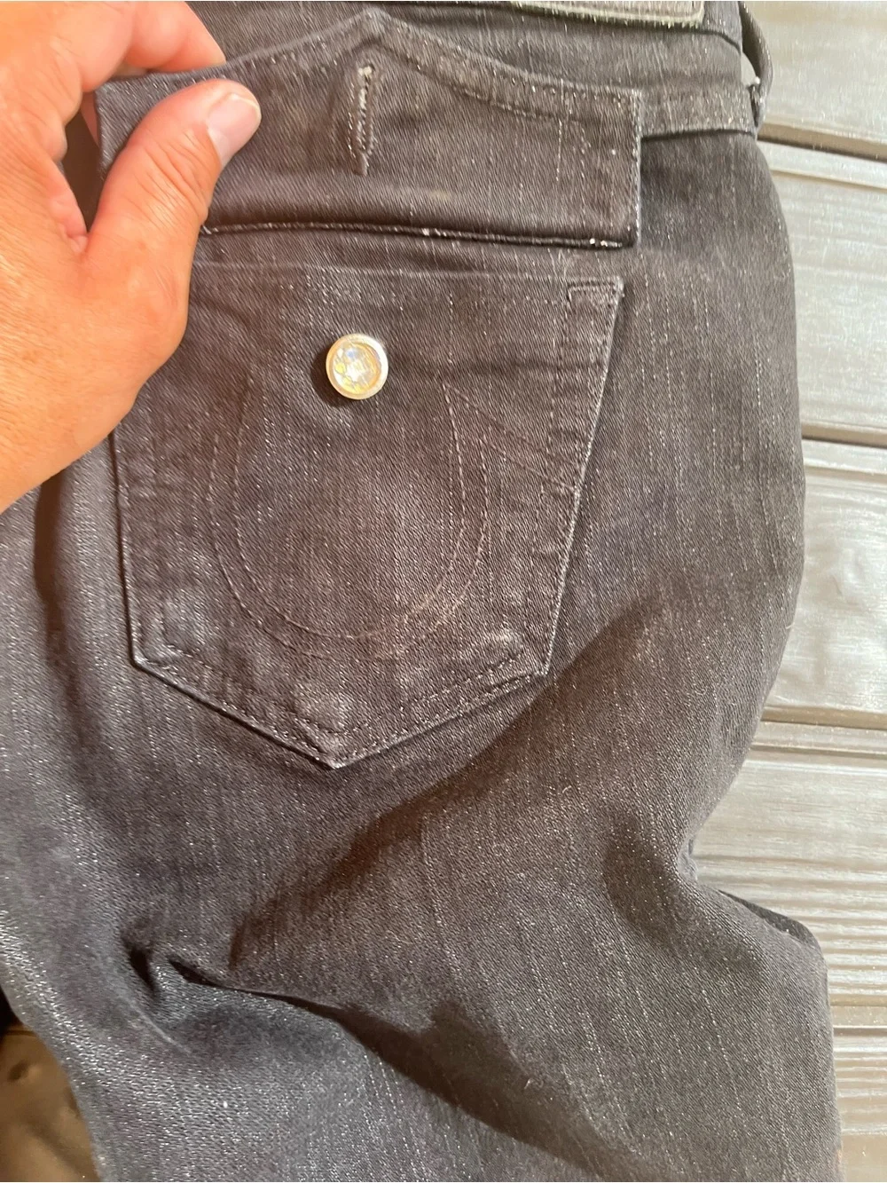 True religion men’s Black skinny-Jeans size 29